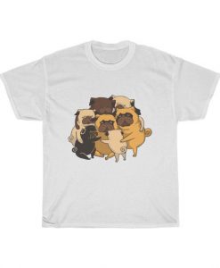 Pugs Group Hug T Shirt