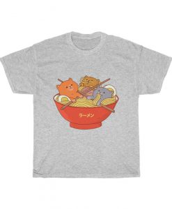 Ramen Noodles And Cats Unisex T Shirt