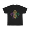 Vintage Distressed Fleur De Lis Shirt Mardi Gras Unisex T Shirt