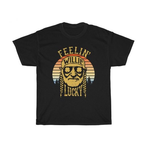 Vintage Feelin' Willie Lucky Irish Funny ST. Patrick's Day T Shirt