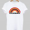 california rainbow tshirt