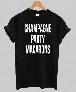 champagne party macarons tshirt