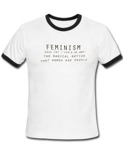 feminism ringer shirt