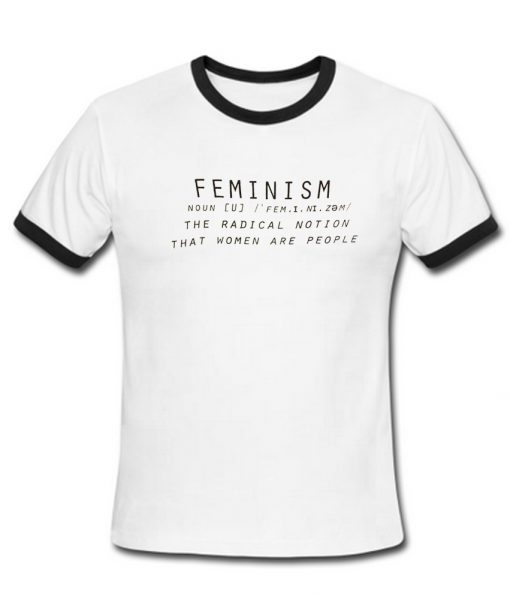 feminism ringer shirt