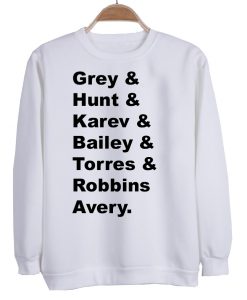 greys anatomy sweatshirt