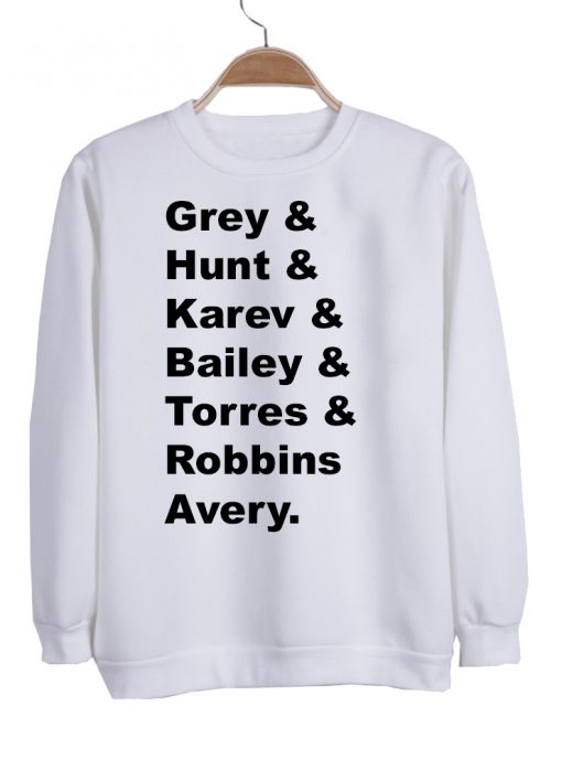 greys anatomy sweatshirt