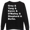 greys anatomy sweatshirt back