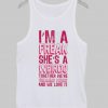 i'm a freak she's a weirdo tanktop