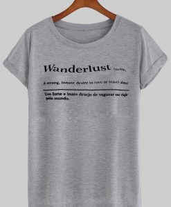 wanderlust tshirt