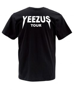 yeezus tour tshirt back