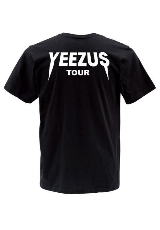 yeezus tour tshirt back