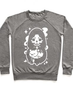 Death and Kitty Crewneck Sweatshirt