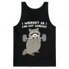 I Workout So I Can Eat Garbage Raccoon Tank Top