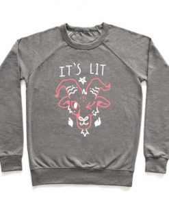 It's Lit Satan Crewneck Sweatshirt