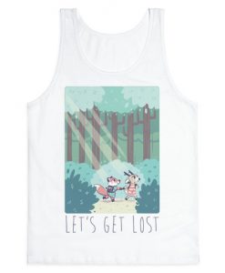 Let's Get Lost - Fox and Deer Tank Top