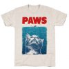 PAWS Jaws Parody tee T-Shirt