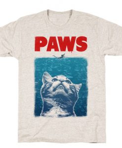 PAWS Jaws Parody tee T-Shirt