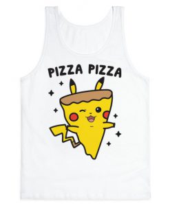 Pizza Pizza Pikachu Parody Tank Top