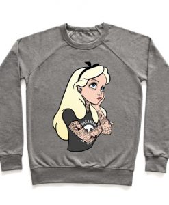 Punk Alice Parody Sweatshirt