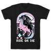 Ride or Die - Grim Reaper and Unicorn T-Shirt