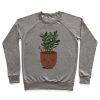 Sleepy ZZ Plant Crewneck Sweatshirt