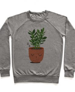 Sleepy ZZ Plant Crewneck Sweatshirt