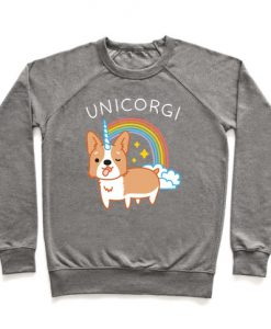 Unicorgi Corgi Unicorn Crewneck Sweatshirt