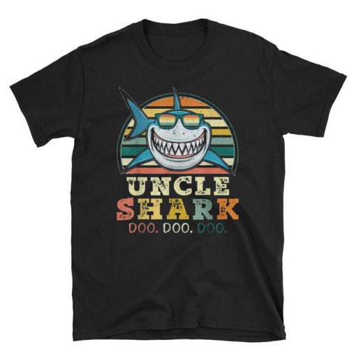 Retro Vintage Uncle Shark TShirt