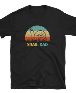 Snail Dad Retro Style T-Shirt