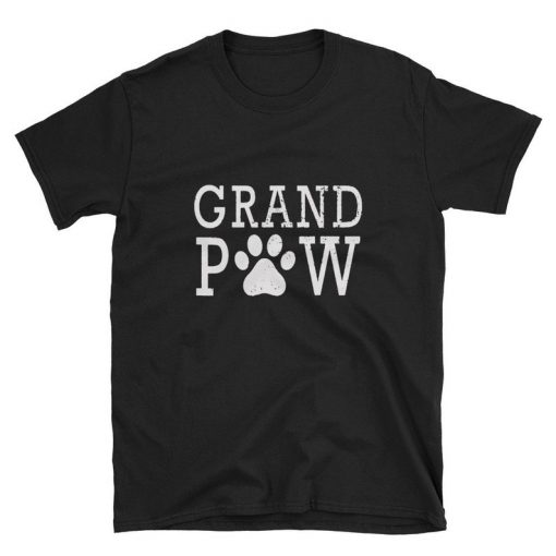 funny grand paw vintage dogs lovers grandpa parent gifts T-Shirt