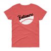 Baltimore Baseball Vintage Oriole Retro Baseball Gift Tee Shirt Women's short sleeve T shirt