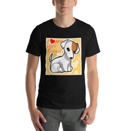 I Love My Jack Russell Mens T-Shirt