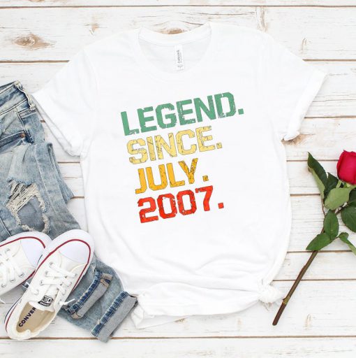 Legend Since July 2007 Tee Shirt