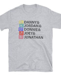 Names Band Vintage Retro NKOTB Aniversity TShirt