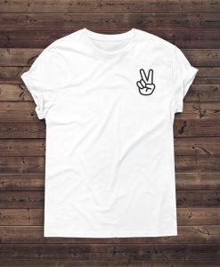 Peace Hand - Love - Peace - Graphic Tees - Protest - Ruth Bader Tshirt