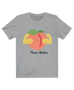 Peach POWER Bottom T Shirt