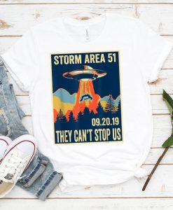 Storm area 51 Unisex shirt, They cant stop us t shirt