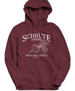 The Office Hoodie - Hooded Sweatshirt - The Office Sweatshirt - Schrute Farms Hoodie