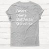 The Office Shirt - Dwight Schrute - Bears Beets Battlestar Galactica - Michael Scott - Jim Halpert - Humor Tshirt