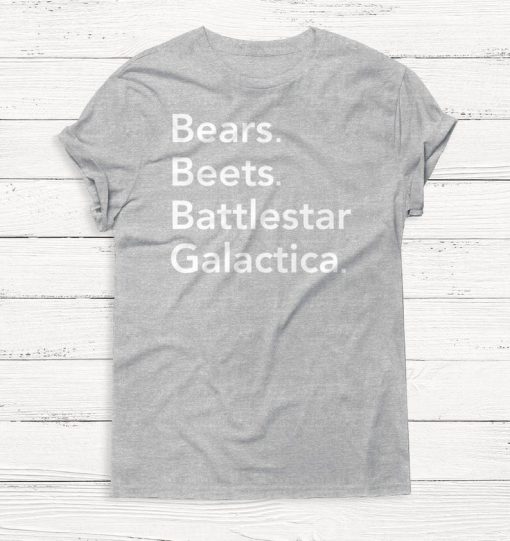 The Office Shirt - Dwight Schrute - Bears Beets Battlestar Galactica - Michael Scott - Jim Halpert - Humor Tshirt