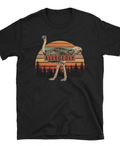 Vintage Allegedly Ostrich Retro T-Shirt