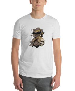 cowboy dark country skull t shirt