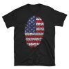 united states fingerprint flag t shirt