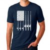 American Fishing Rods Flag T-shirt