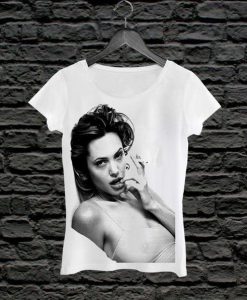 Angelia Jolie Smoke Woman T -Shirt