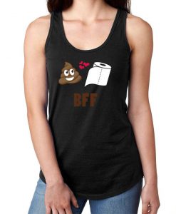 BFF Poop and Toliet Paper Women's Lightweight Tank Top