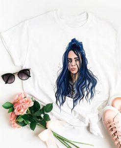 Billie Eilish paint t-shirt