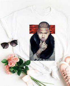 Chris brown art t-shirt