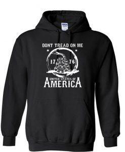 DON'T TREAD On Me 1776 United States of America Unisex Hoodie