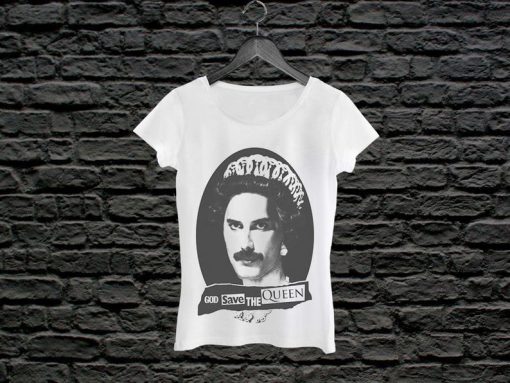 Freddie Mercury Save the Queen Woman T-shirt